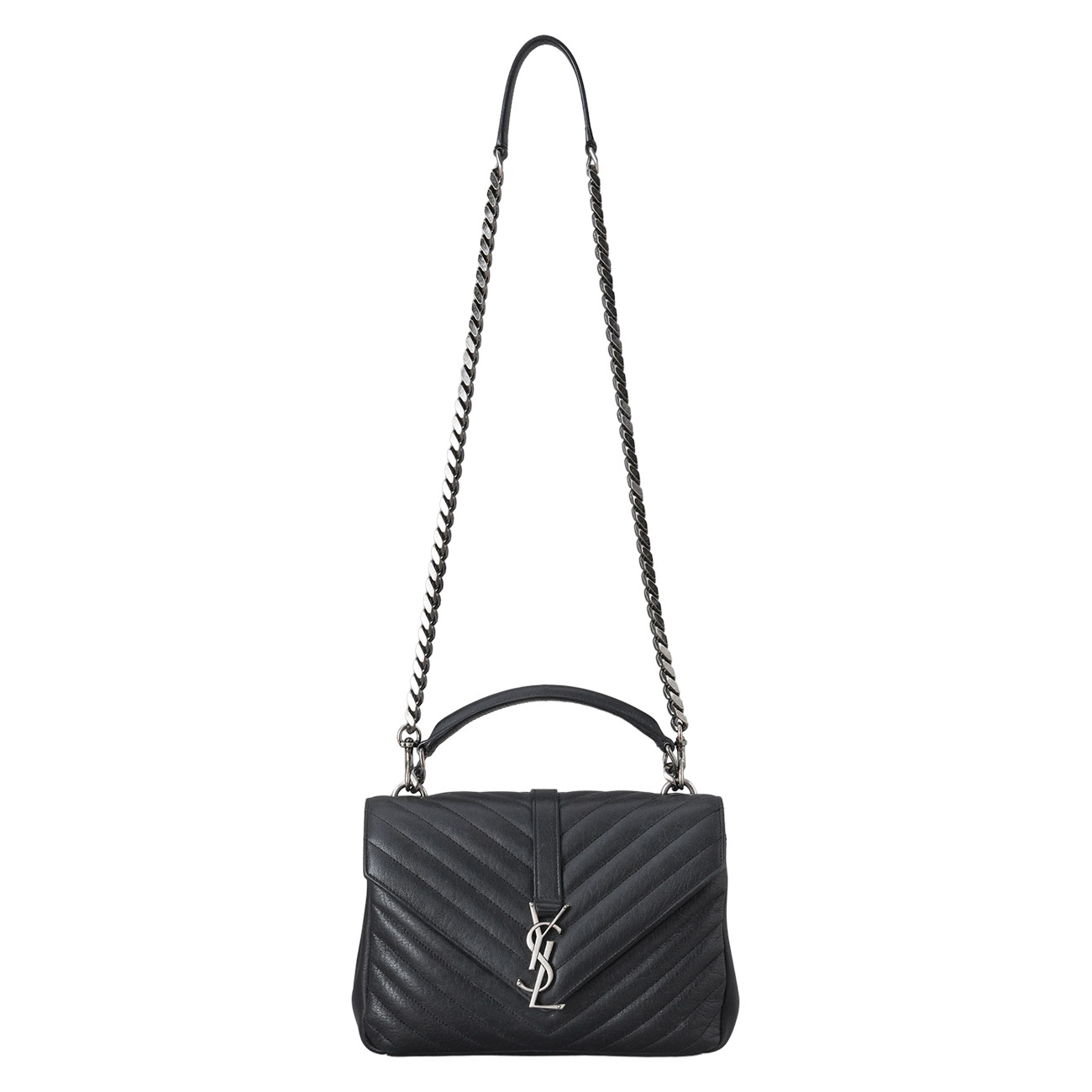 YVES SAINT LAURENT(USED)생로랑 392737 모노그램 컬리지